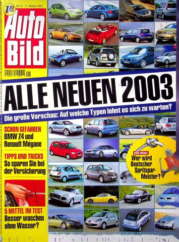 Deckblatt Auto Bild (41/2002)